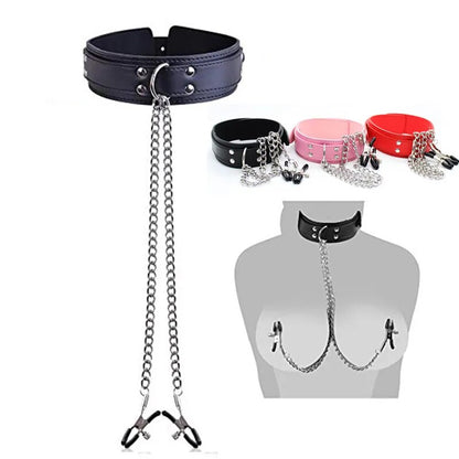 Collar with Nipple Clamps