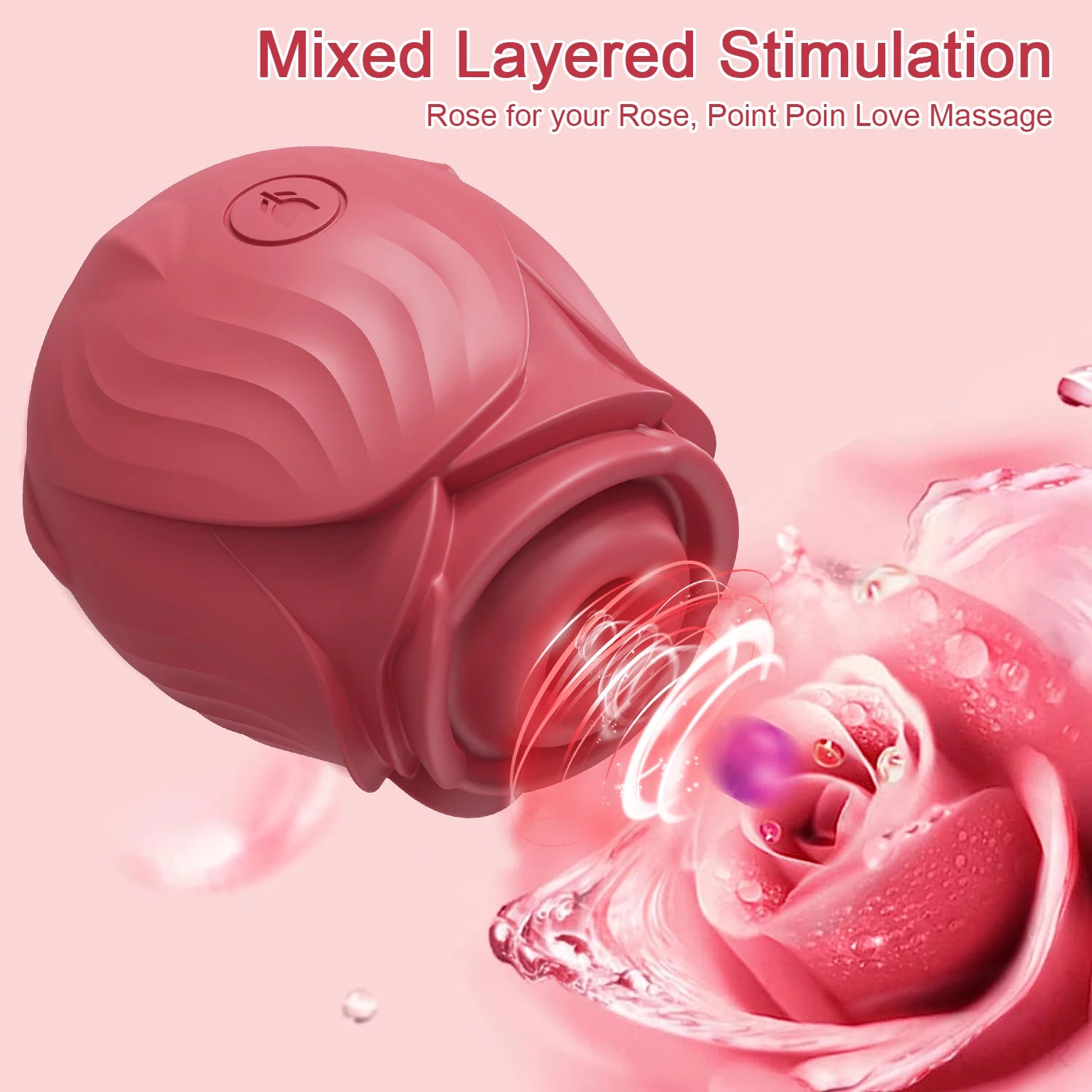 Rose Clit Sucker Vibrator SpreadmeCo Rose Clit Sucker Vibrator SpreadmeCo