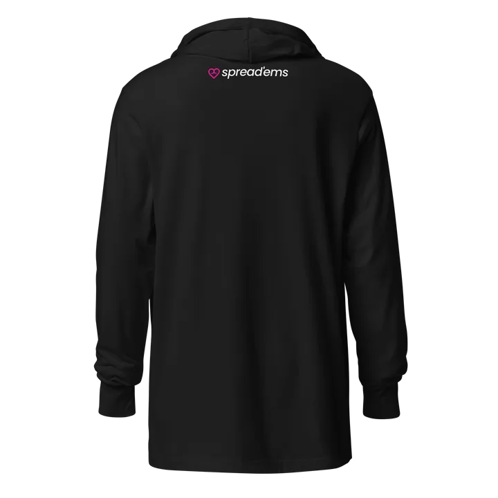 Hooded long-sleeve tee