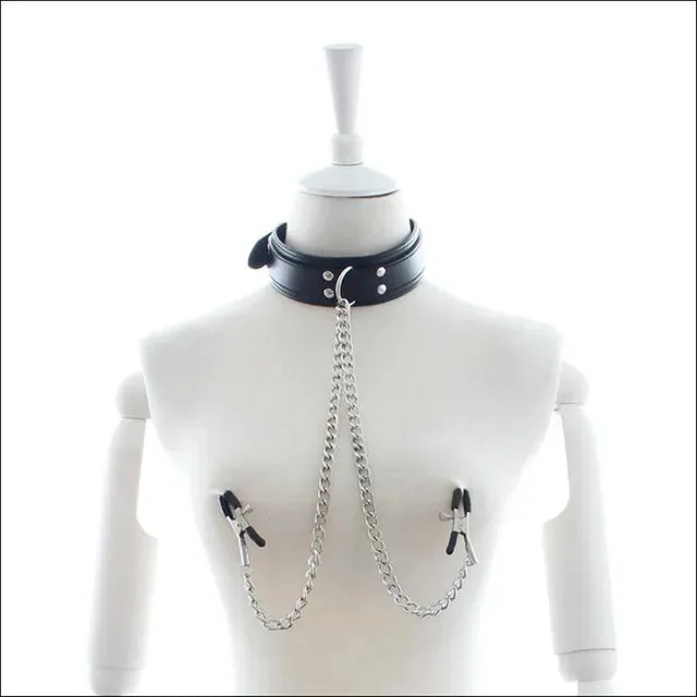 Collar with Nipple Clamps