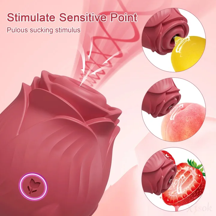 Rose Clit Sucker Vibrator