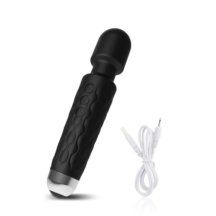 Magic Wand Massager in Black