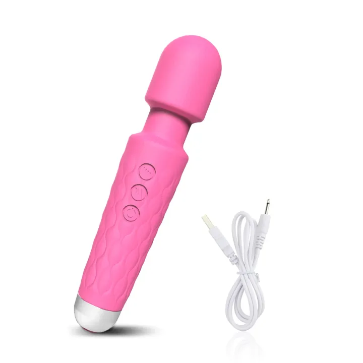Magic Wand Massager in Pink