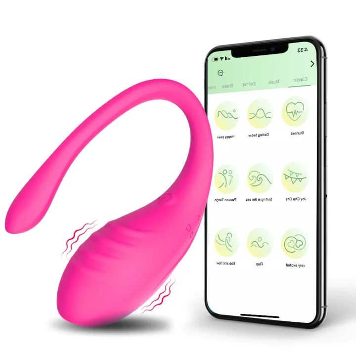 App-Controlled Wearable Vibrator in Pink