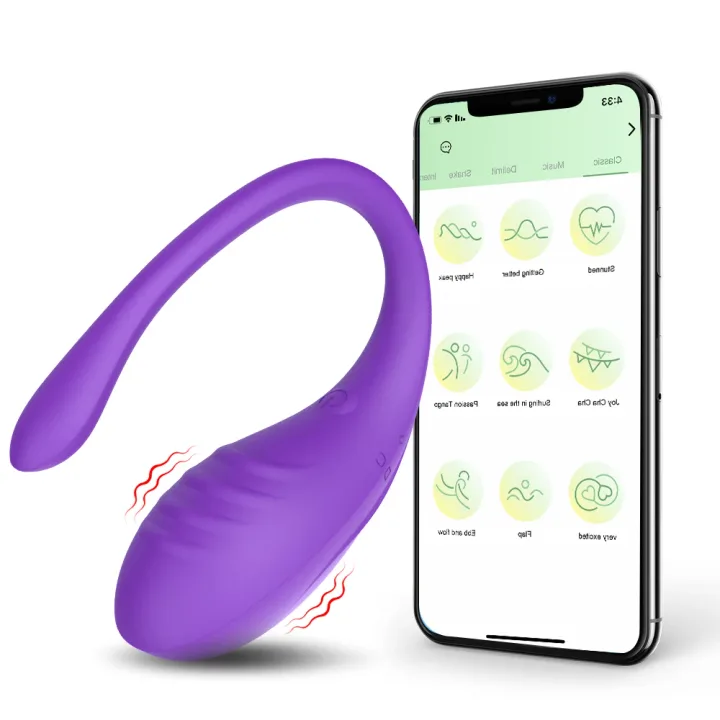 App-Controlled Wearable Vibrator in Purple