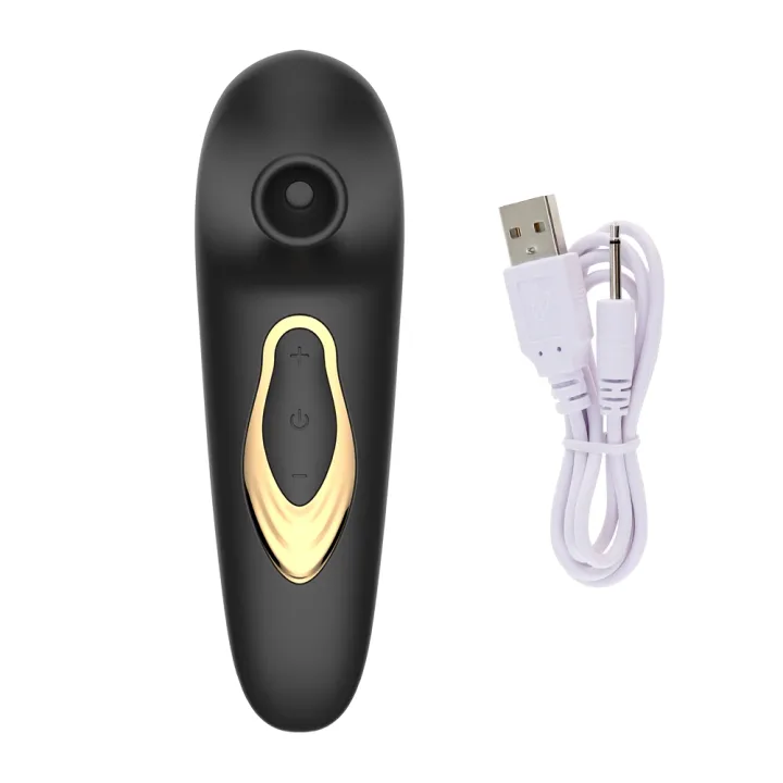 Clit Sucking Vibrator in Black