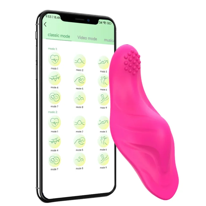 App-Controlled Panty Vibrator in Textured