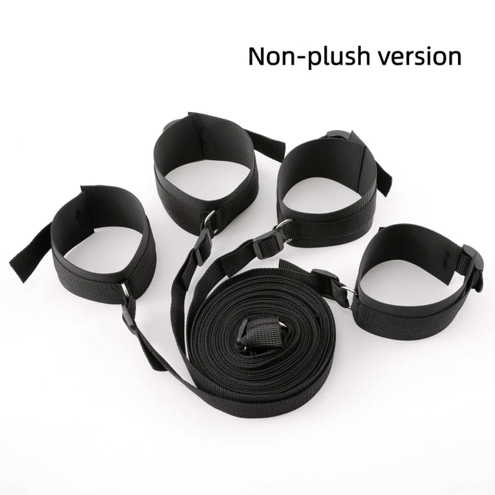 Under-Bed Restraint Set in Black (no plush)