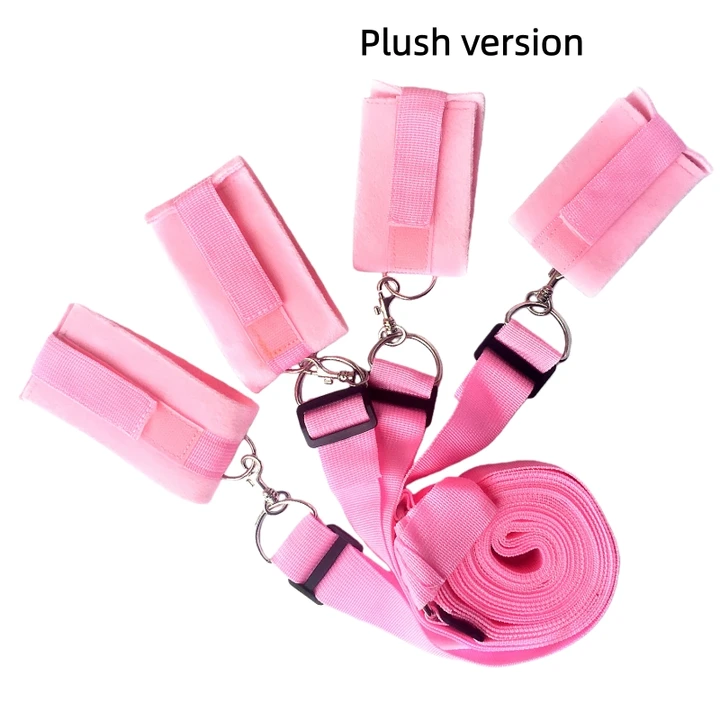 Under-Bed Restraint Set in Pink (plush)