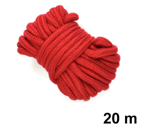 Shibari Bondage Rope in Red 20m