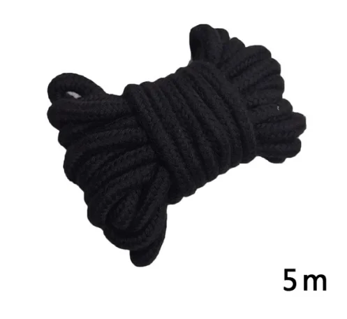Shibari Bondage Rope in Black 5m