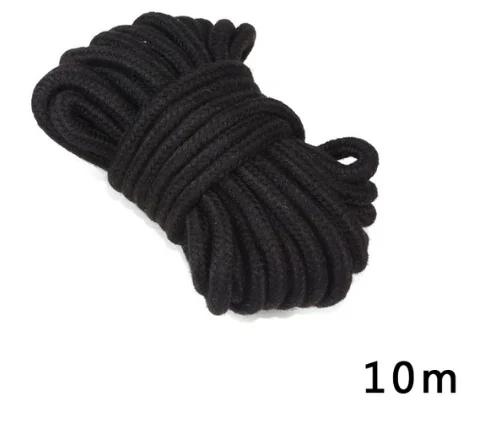 Shibari Bondage Rope in Black 10m