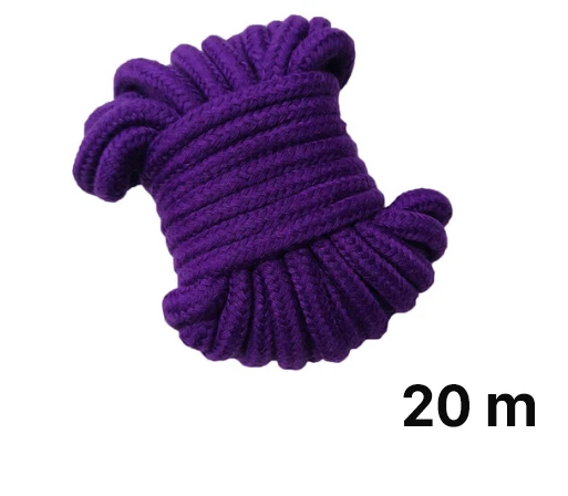 Shibari Bondage Rope in Purple 20m