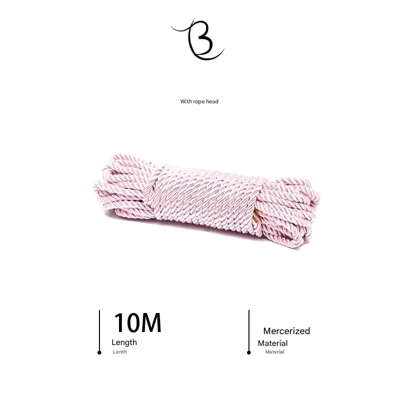 Jute Shibari Rope in Light Pink 10m